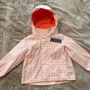 Prodoh pink gingham reflective rain jacket
